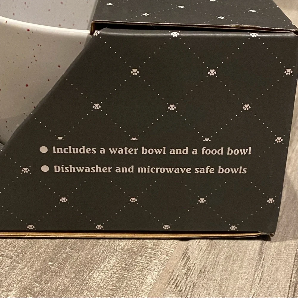 New pet ceramic bowl set